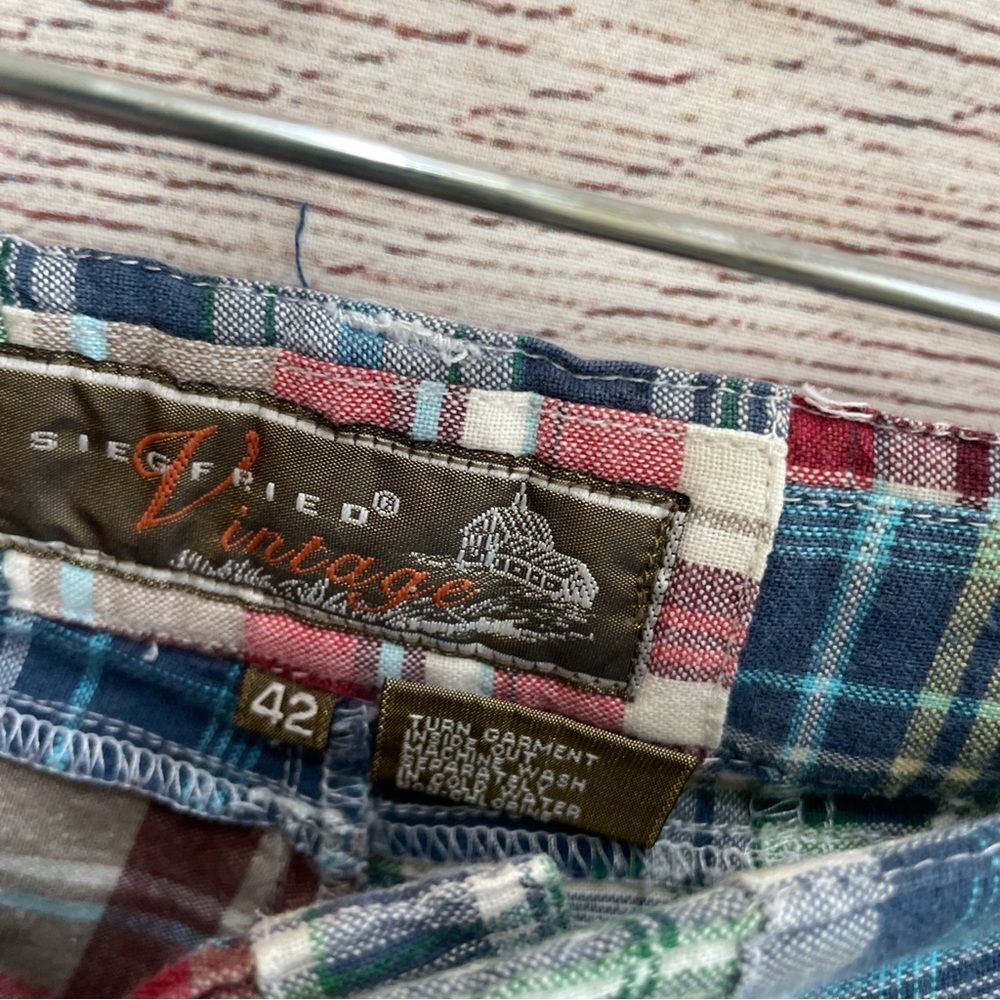 SIEGFRIED MADRAS PATCHWORK SHORTS - Picture 4 of 4
